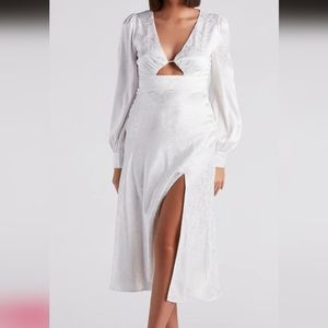 Windsor Jacquard Midi Dress